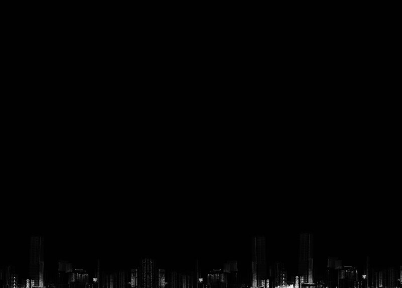 nighttime city skyline