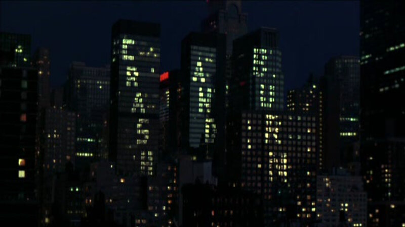 nighttime city skyline