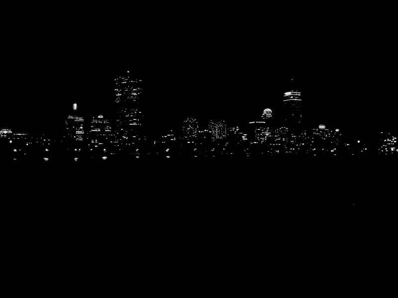 nighttime city skyline