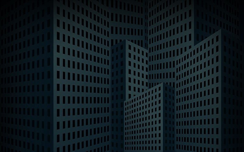nighttime city skyline