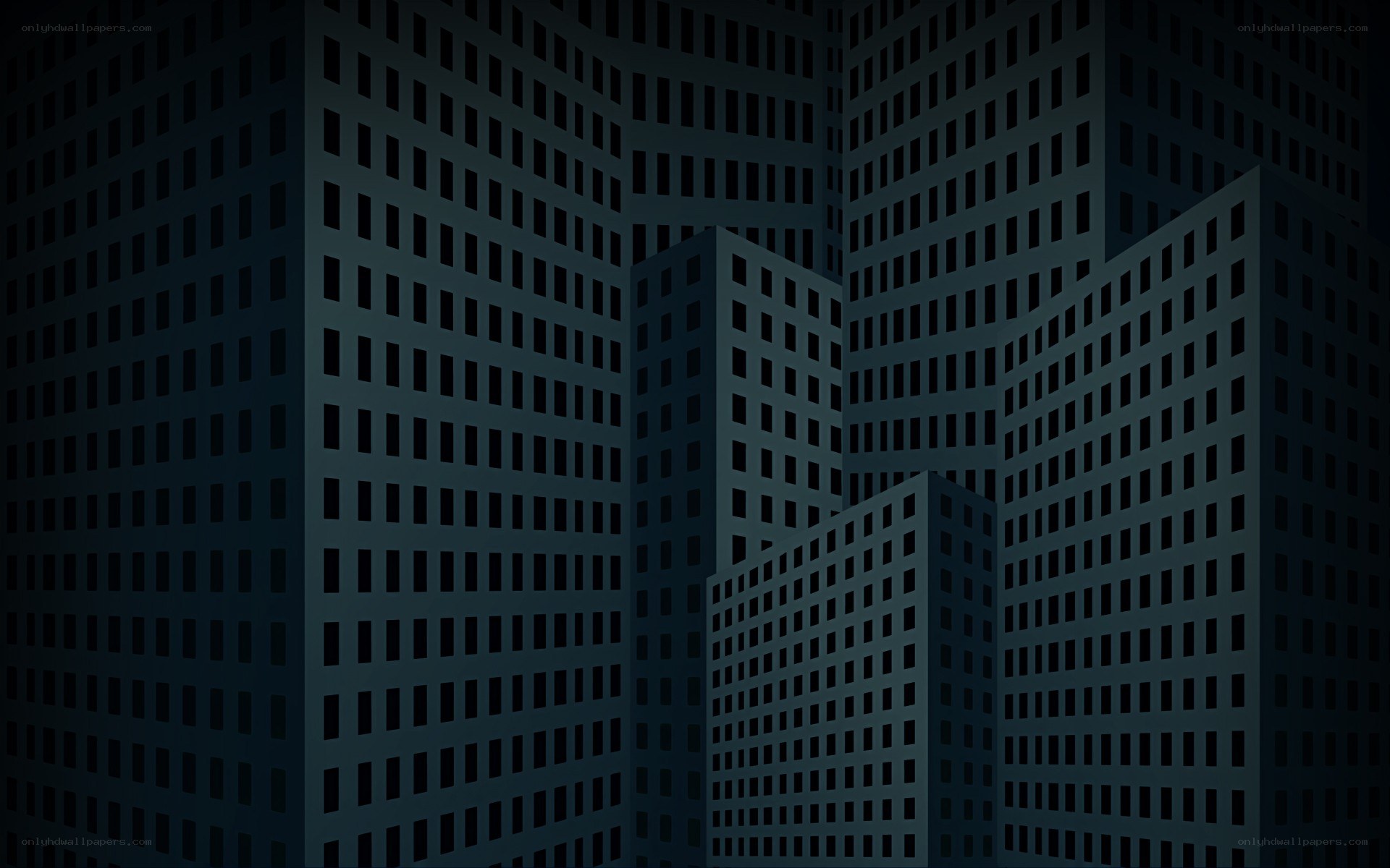 nighttime city skyline