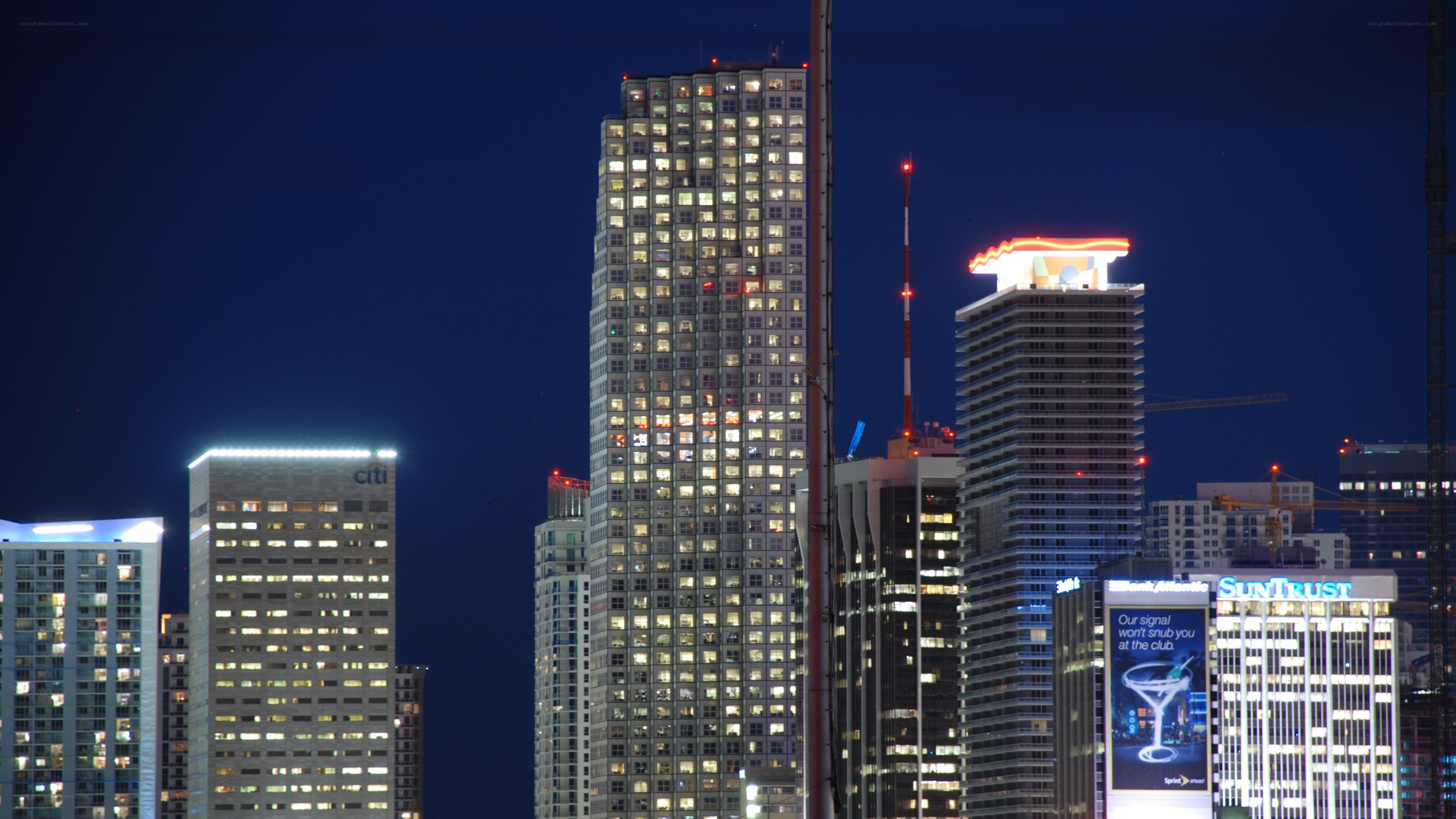 nighttime city skyline