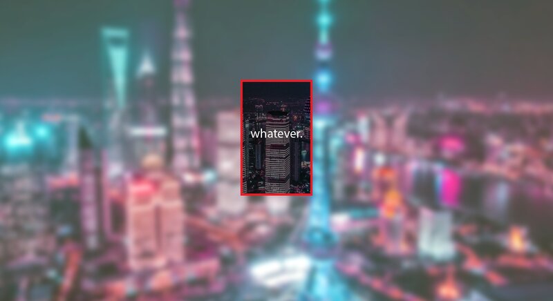 Nighttime City Skyline — Blue, Neon