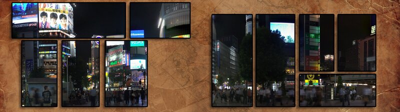Nighttime City Street Scenes