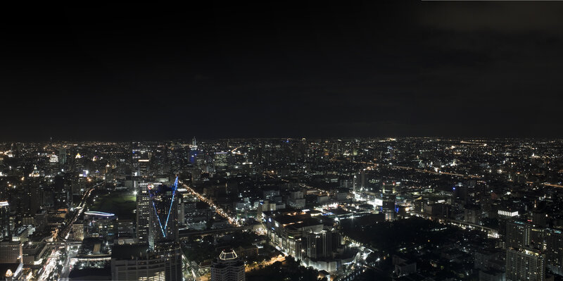 nighttime cityscape view