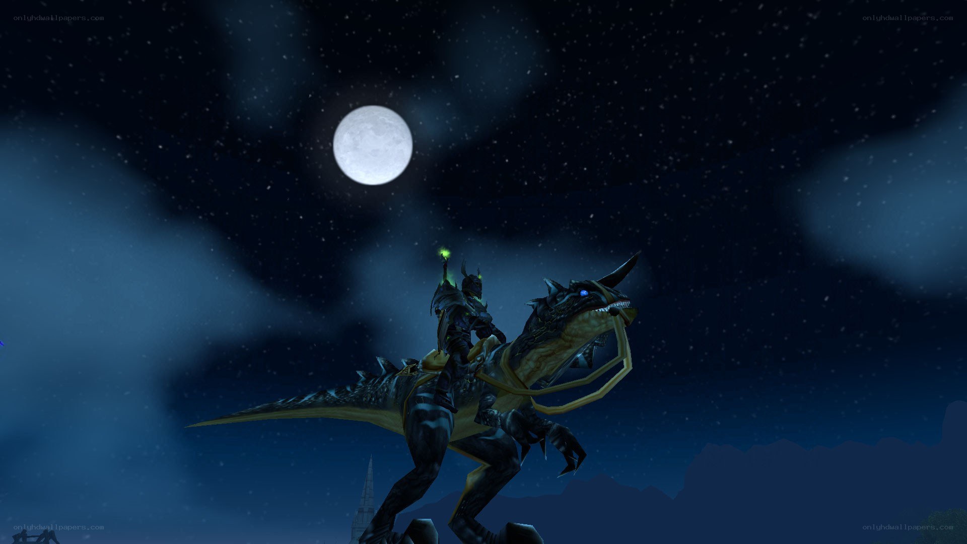 Nighttime dragon ride