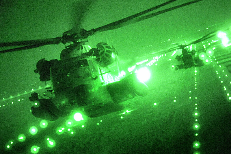 Nighttime helicopter operations