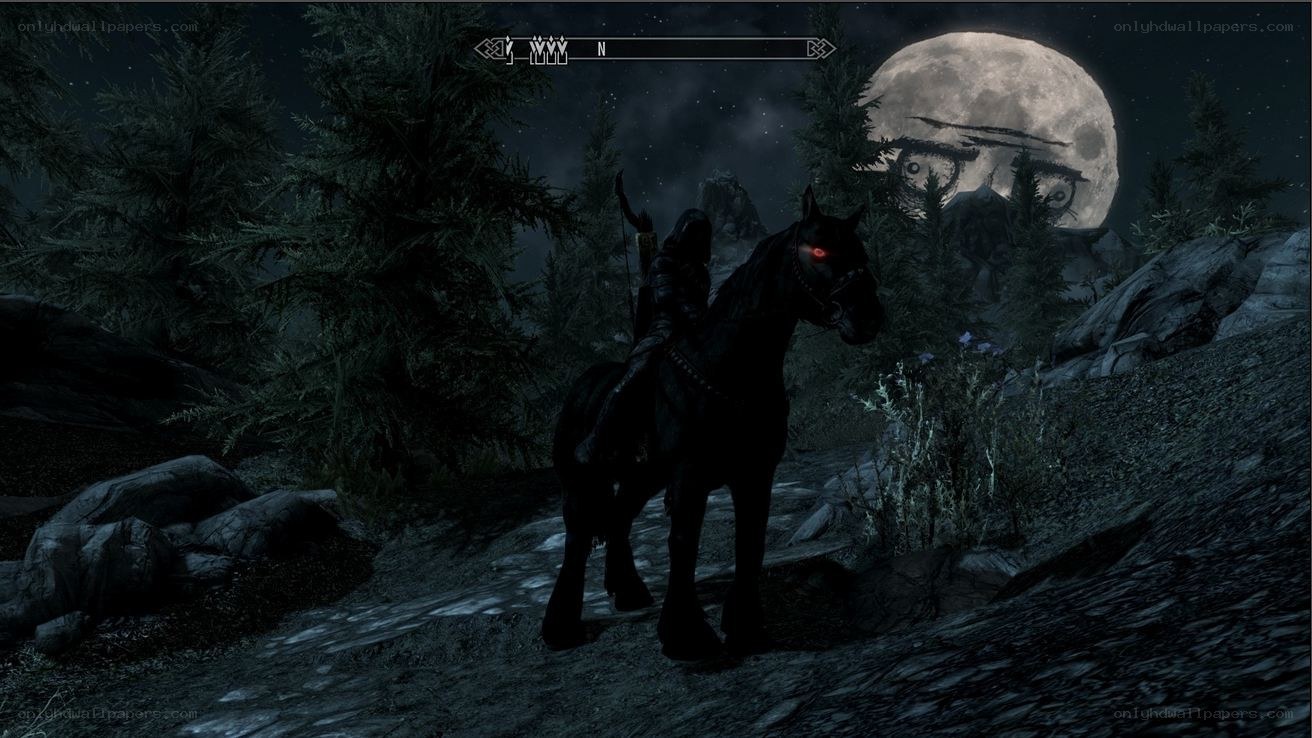 nighttime horseback ride
