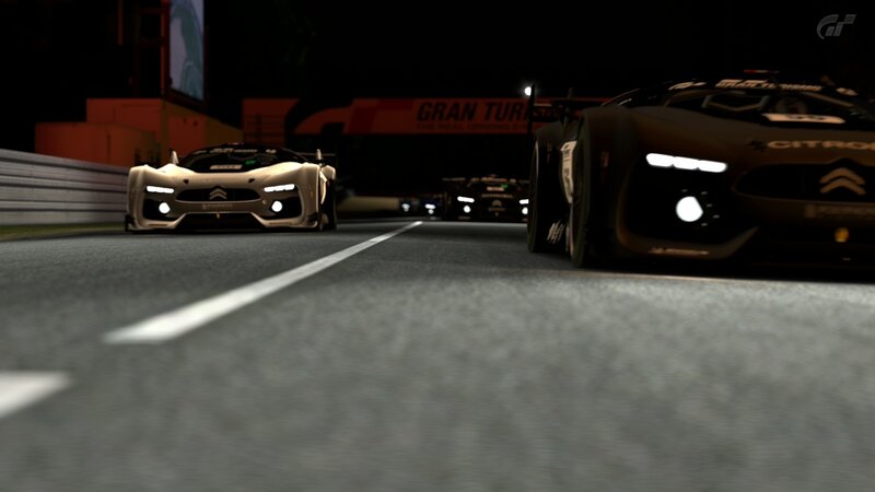 Nighttime race at Gran Turismo