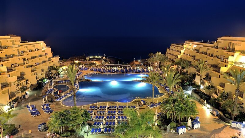 Nighttime Resort Pool