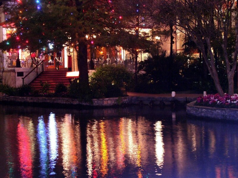 Nighttime River Scene