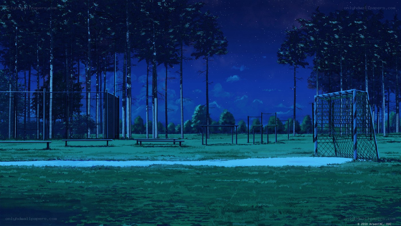 Nighttime sports field