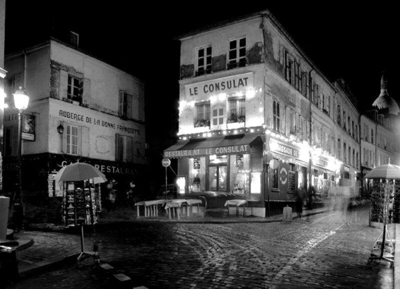 Nighttime Street Scene — Black, Quiet