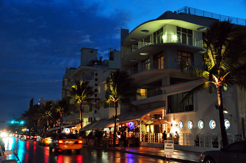 Nighttime Street Scene