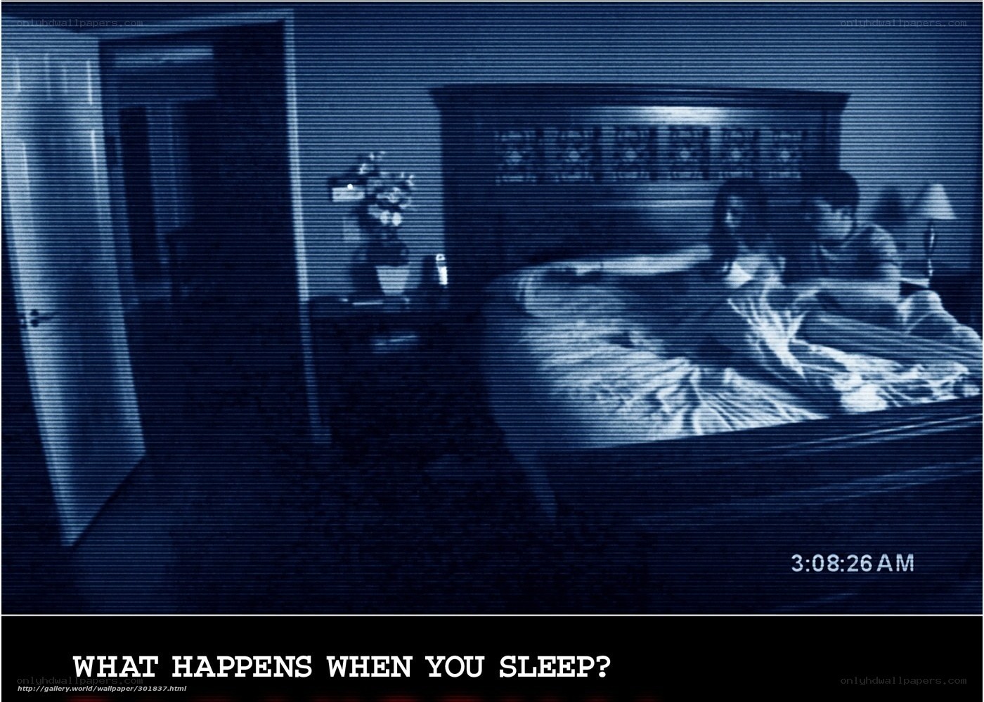 nighttime surveillance footage