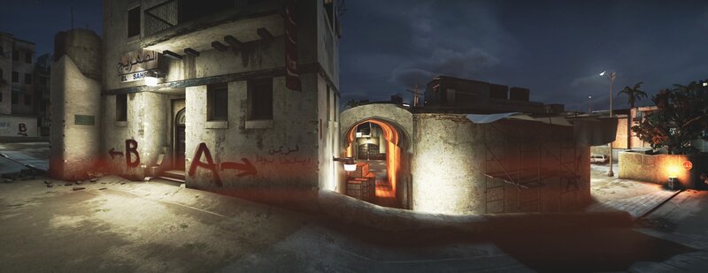 Nighttime Urban Alleyway — Gray