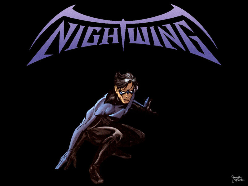 Nightwing Crouching