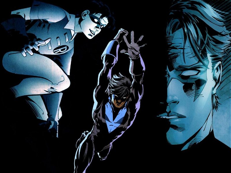 Nightwing in action