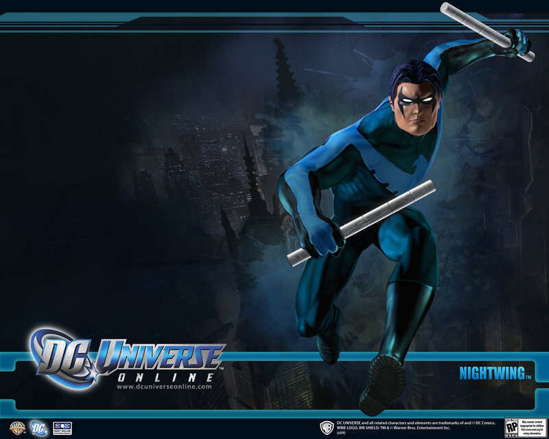Nightwing in action