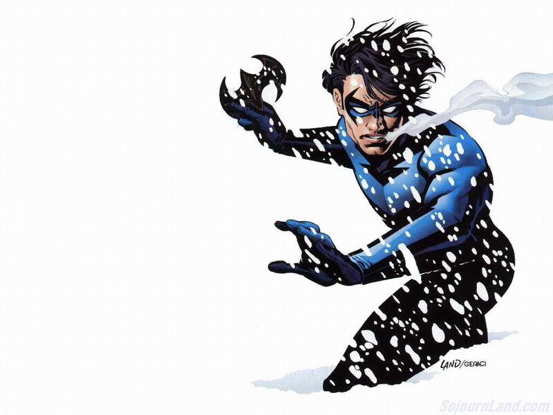 Nightwing in Snow