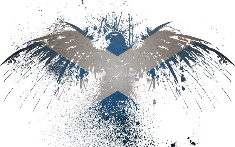 Nightwing symbol splatter art