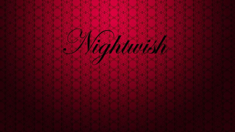 Nightwish Logo on Patterned Background
