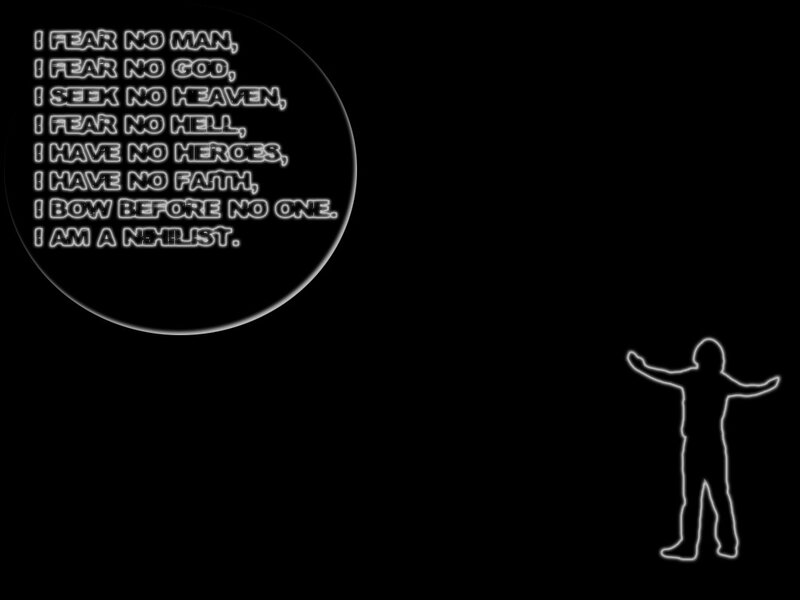 Nihilist declaration