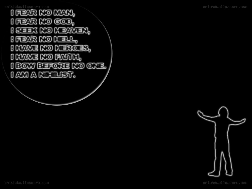 Nihilist declaration