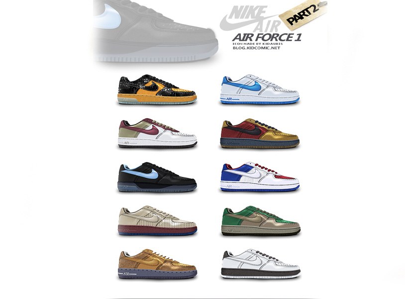 Nike Air Force 1 shoe collection