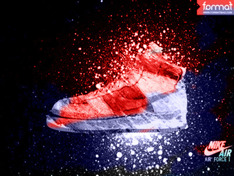 Nike Air Force 1 shoe explosion