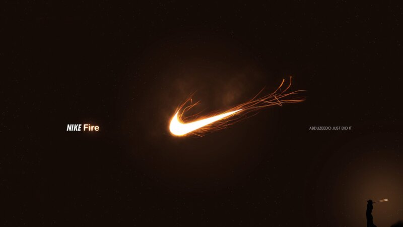 Nike Fire logo animation
