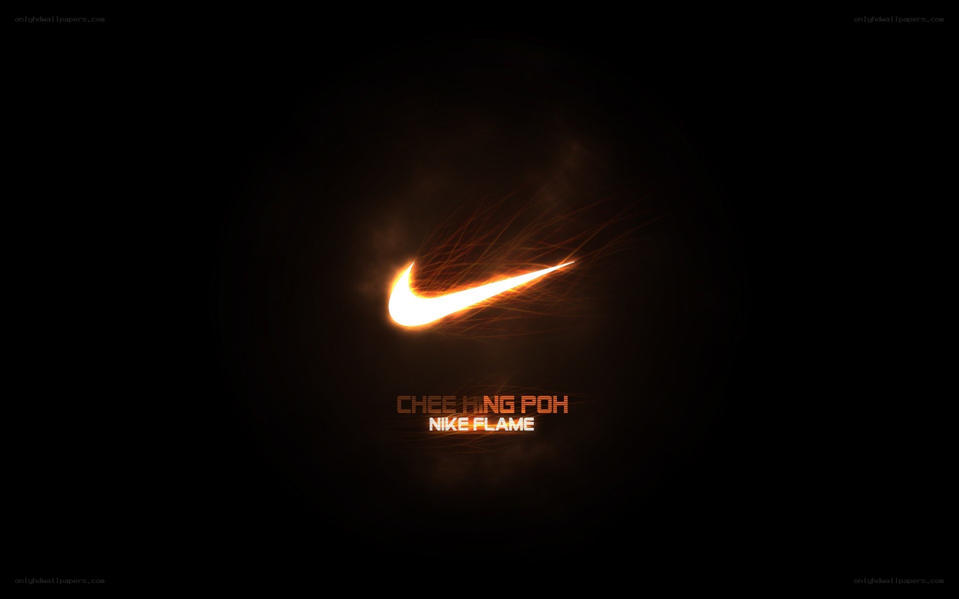 Nike Flame Logo Art