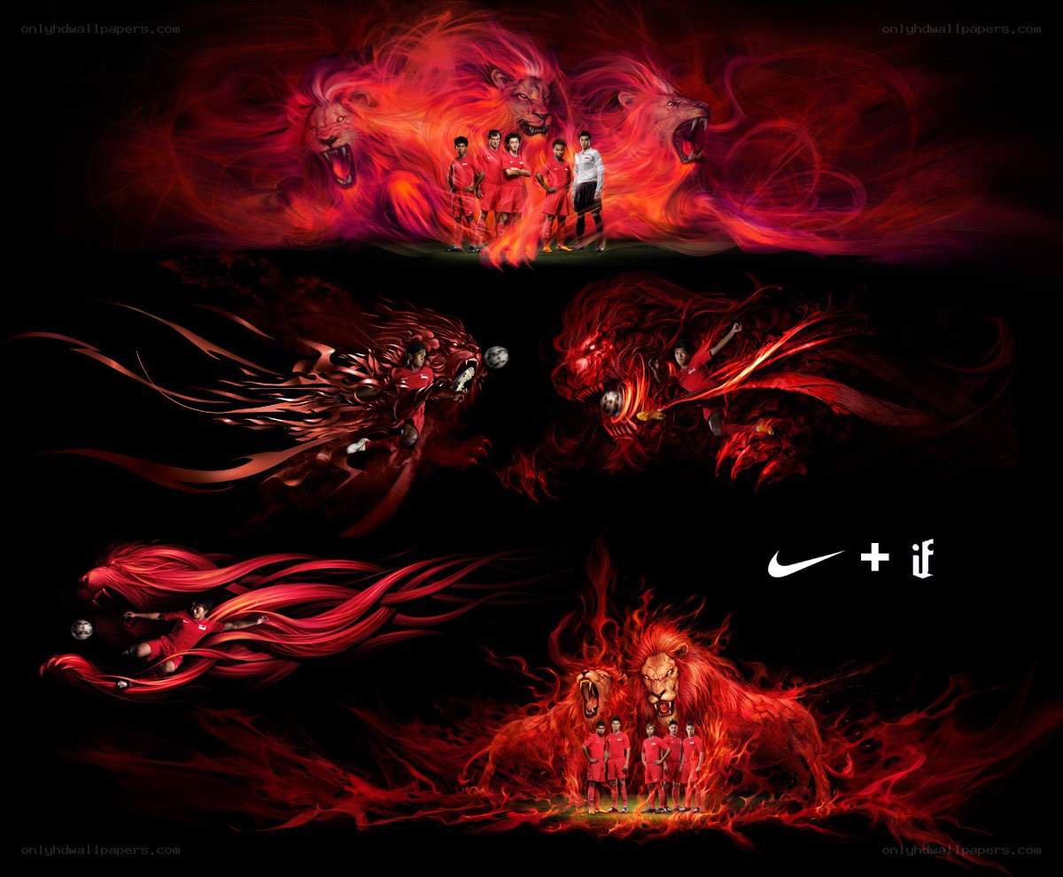 Nike football team artwork