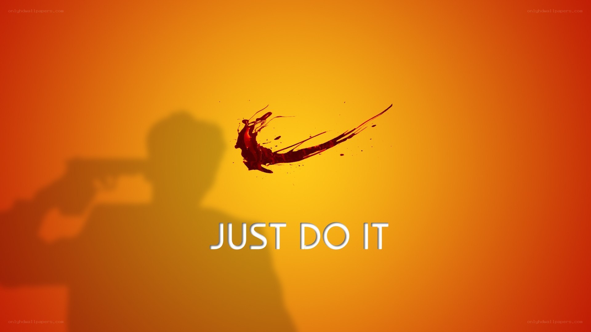 Nike 'Just Do It' with shadow