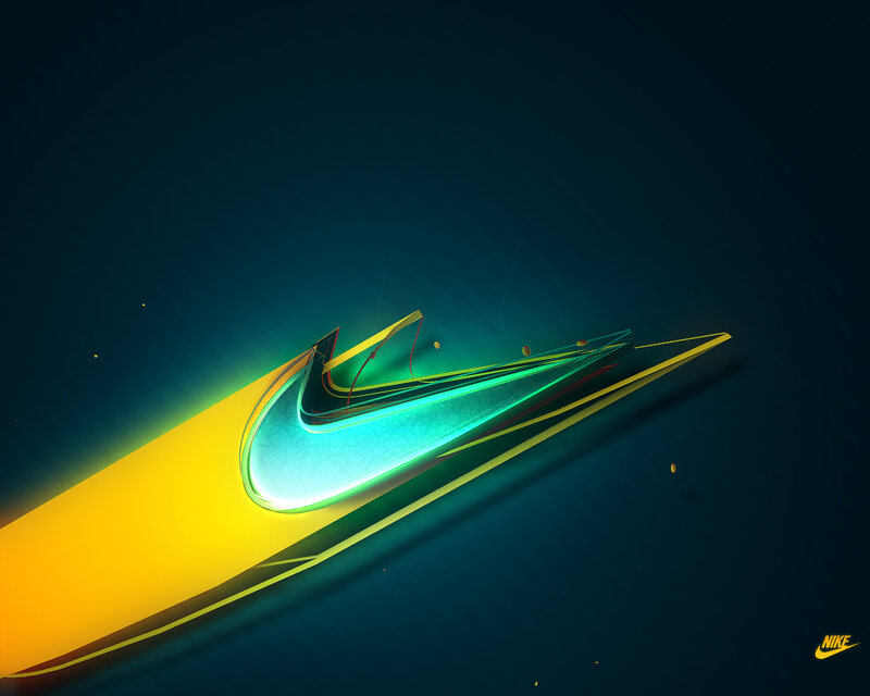Nike logo abstract design