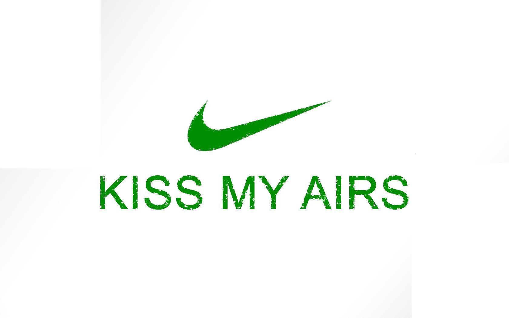 Nike logo with slogan
