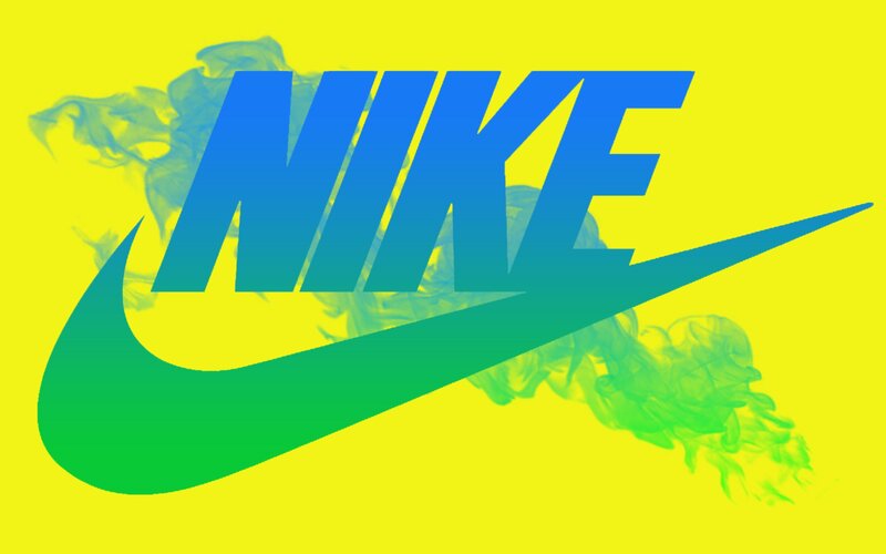 Nike Logo with Smoke