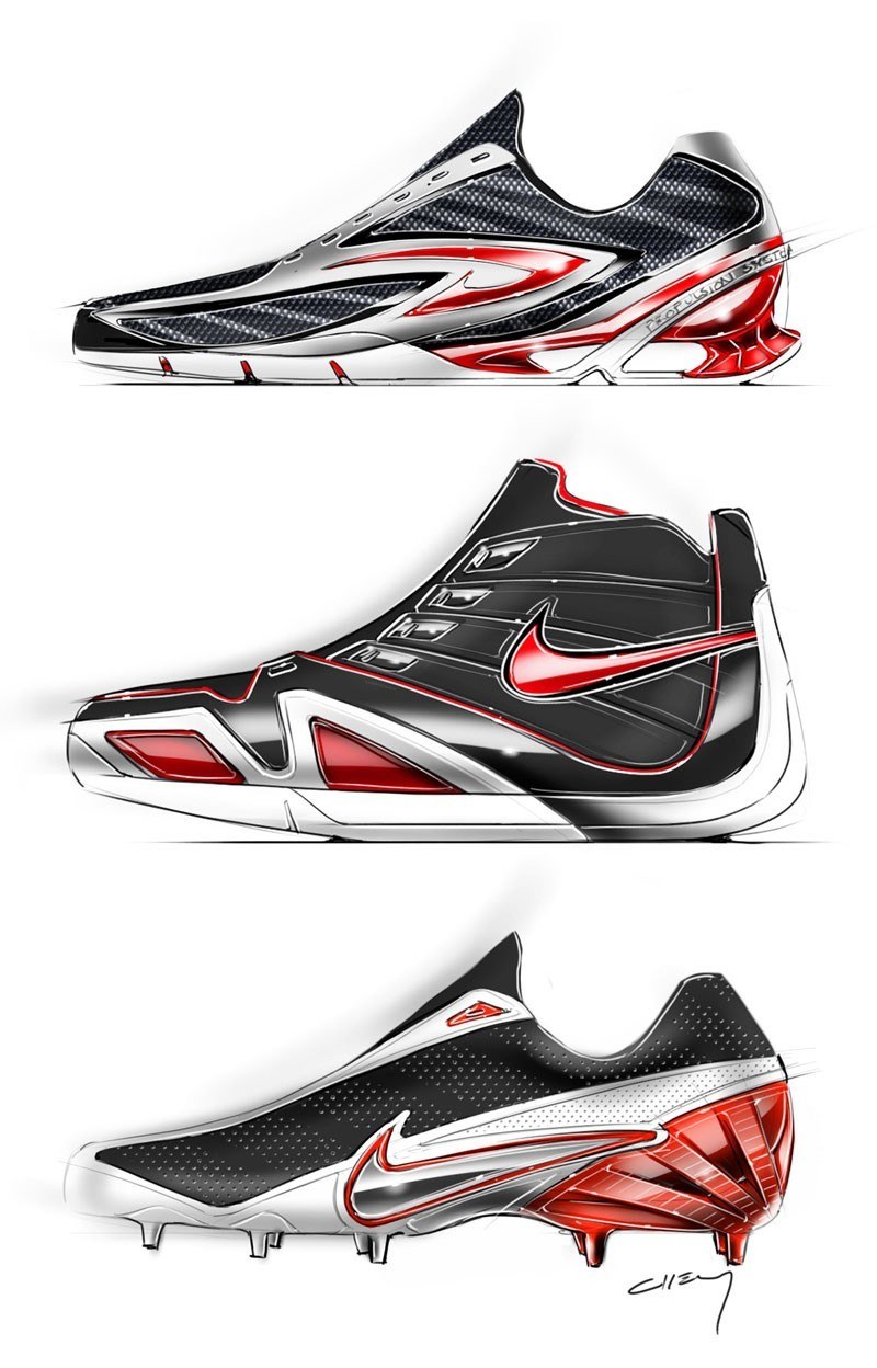 Nike shoe design sketches