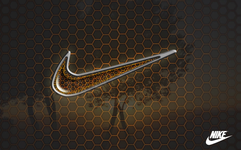 Nike Swoosh Logo — Black