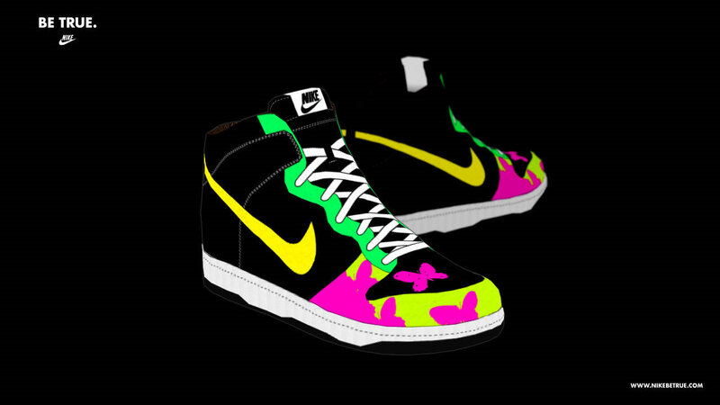 Nike True sneaker design