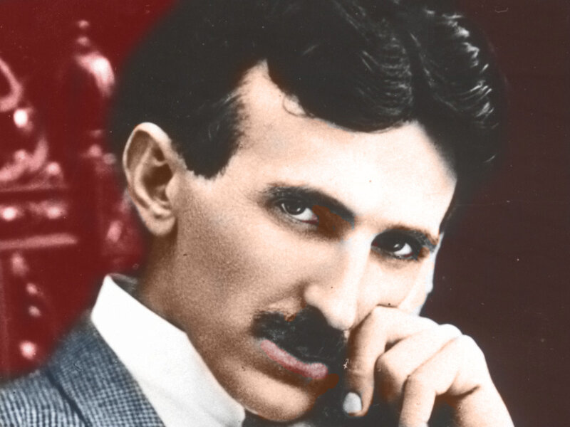 Nikola Tesla portrait
