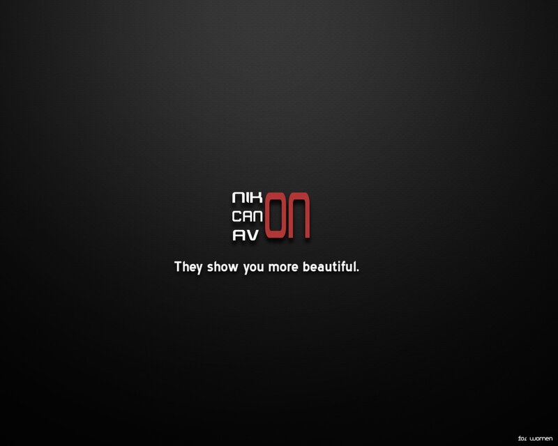 Nikon camera ad with tagline
