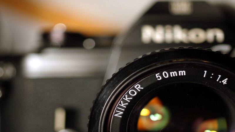 Nikon Camera Lens — Black, Neutral, Photograph, Camera Body