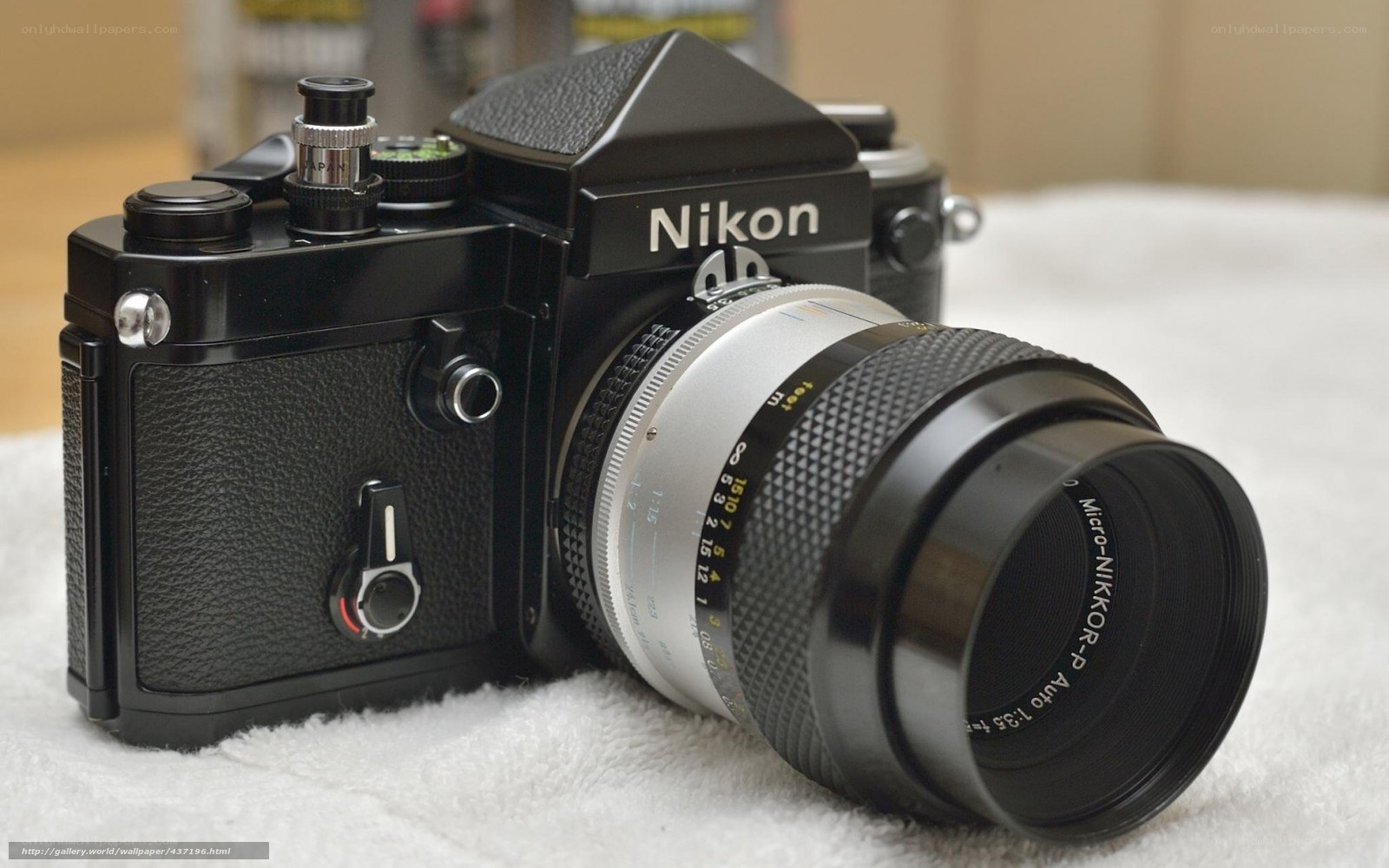Nikon camera with lens