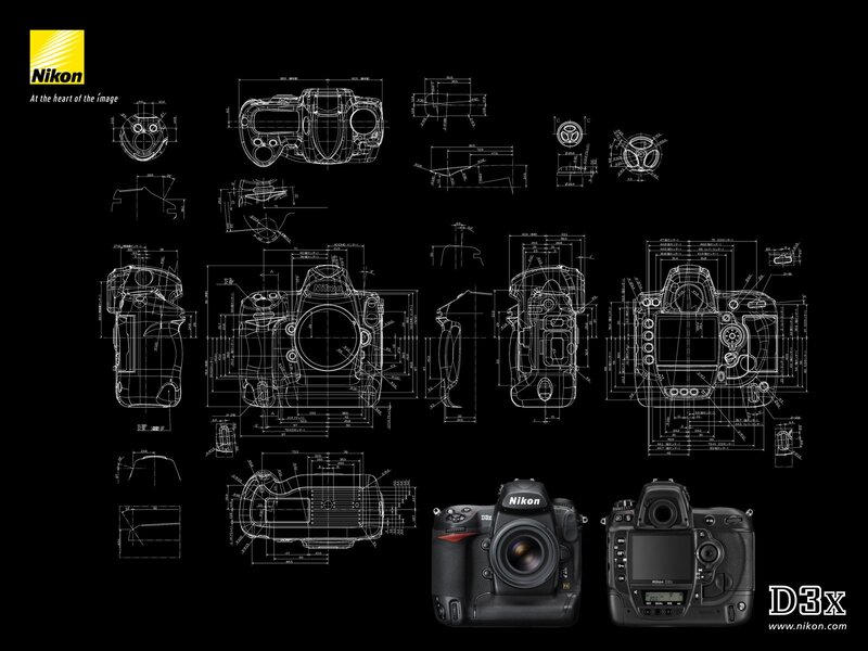 Nikon D3x camera blueprints
