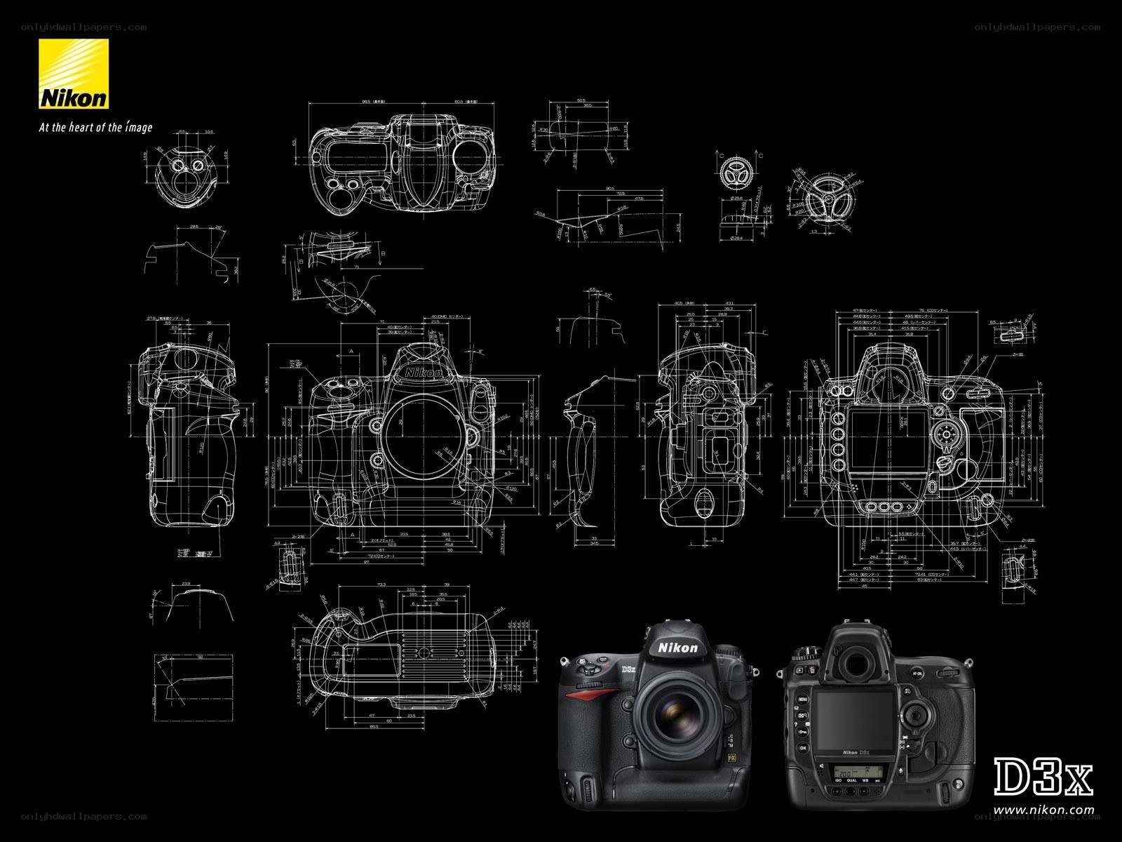 Nikon D3x camera blueprints