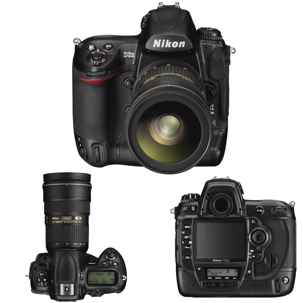 Nikon D3X camera views