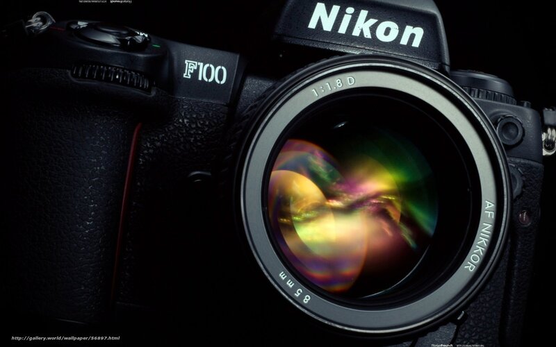 Nikon F100 camera lens