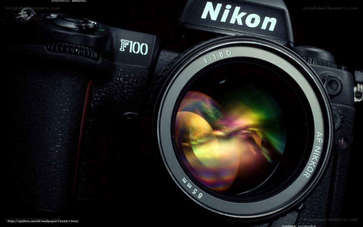 Nikon F100 camera lens
