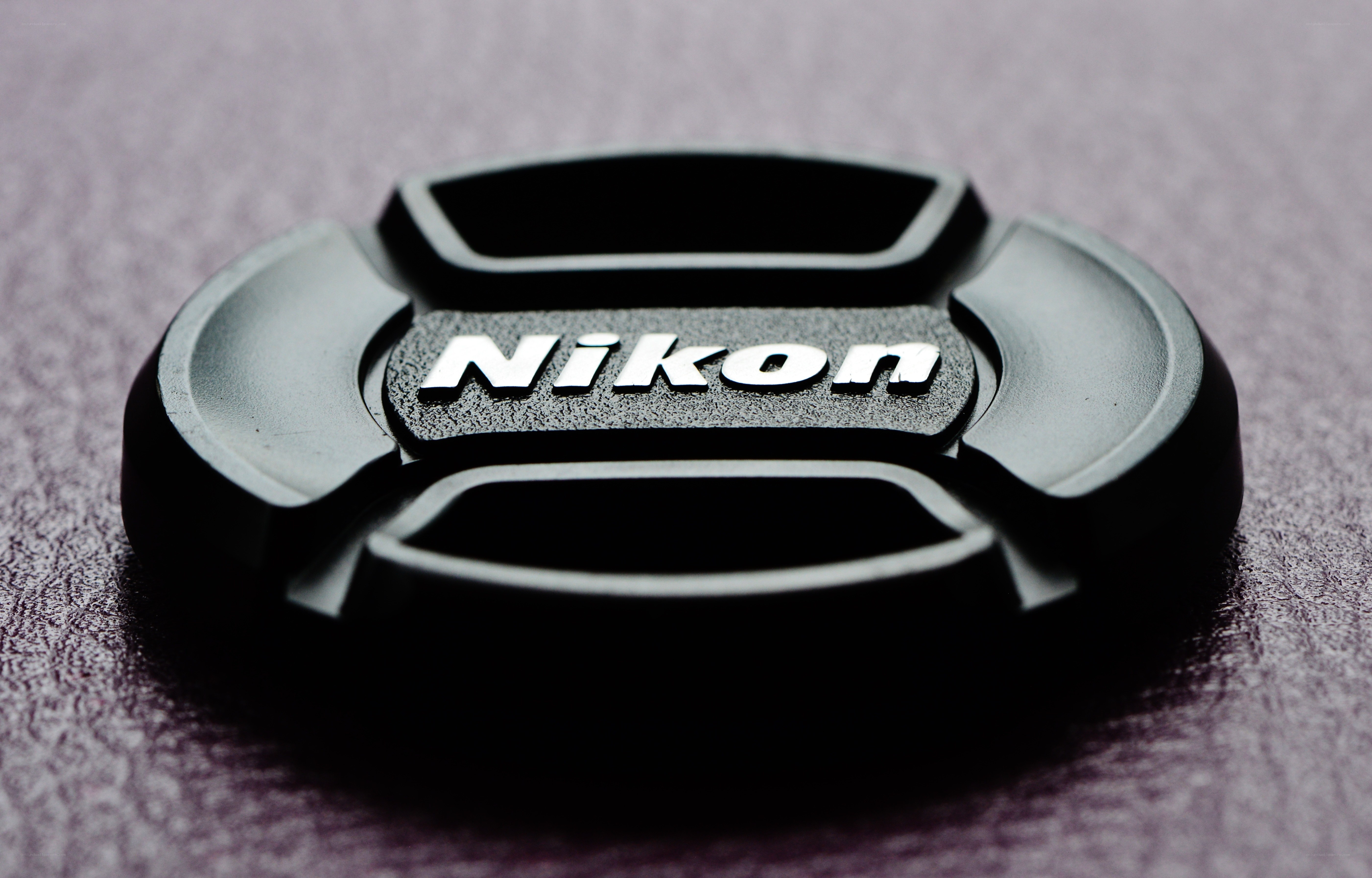 Nikon lens cap close-up